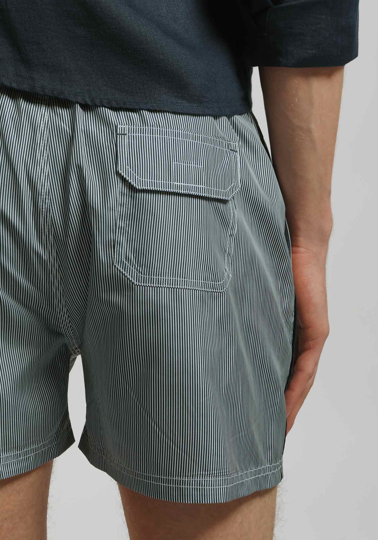 Costume a righe|Colore:Denim