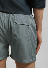 Costume a righe|Colore:Denim