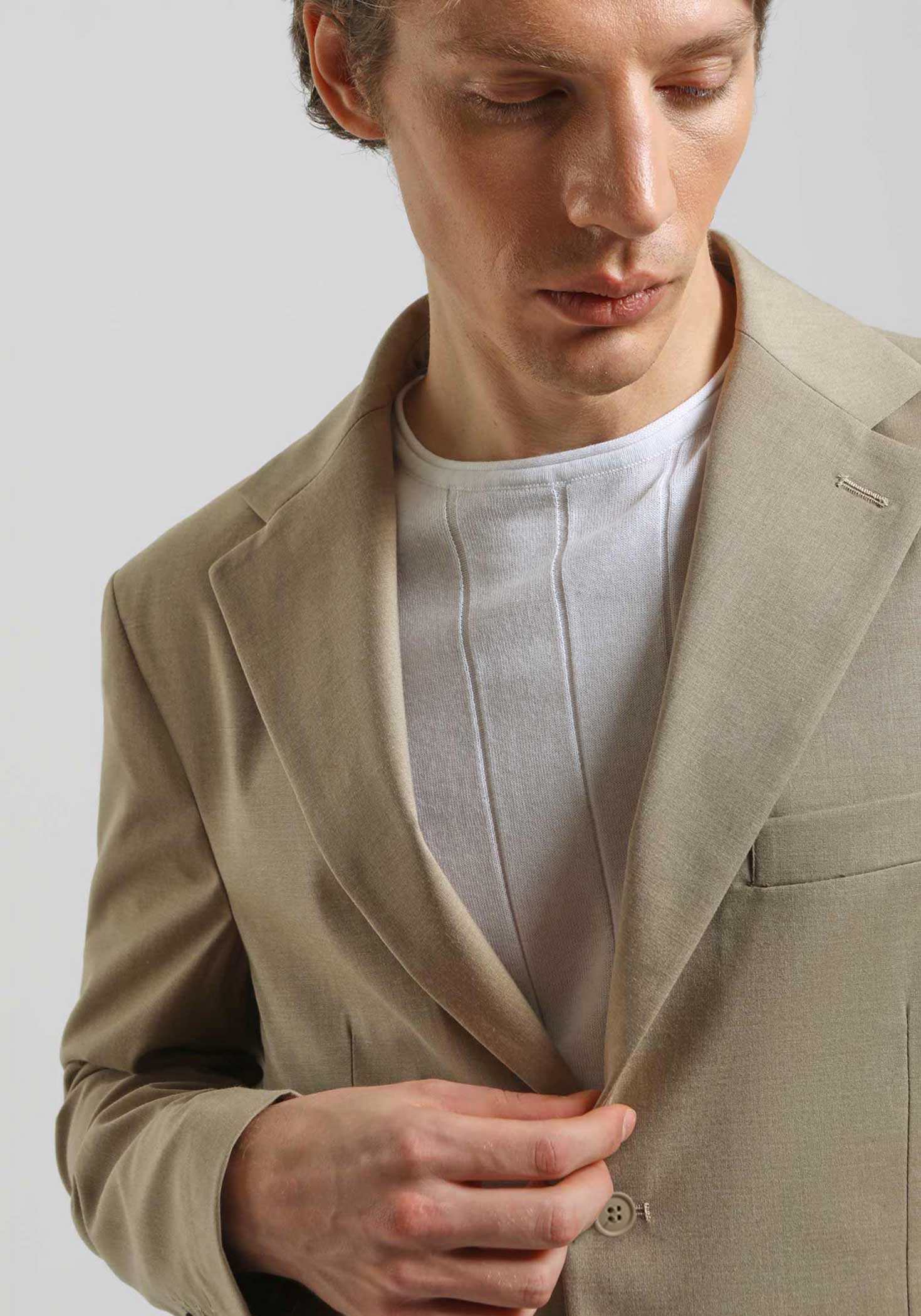 Giacca tinta unita|Colore:Beige