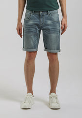 Bermuda di jeans slim fit|Colore:Jeans