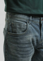 Bermuda di jeans slim fit|Colore:Jeans