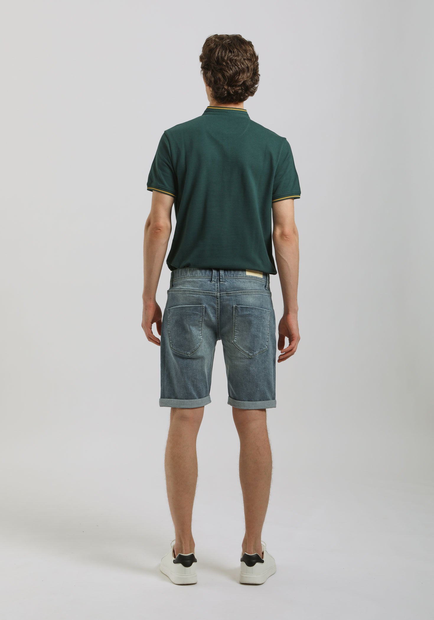 Bermuda di jeans slim fit|Colore:Jeans