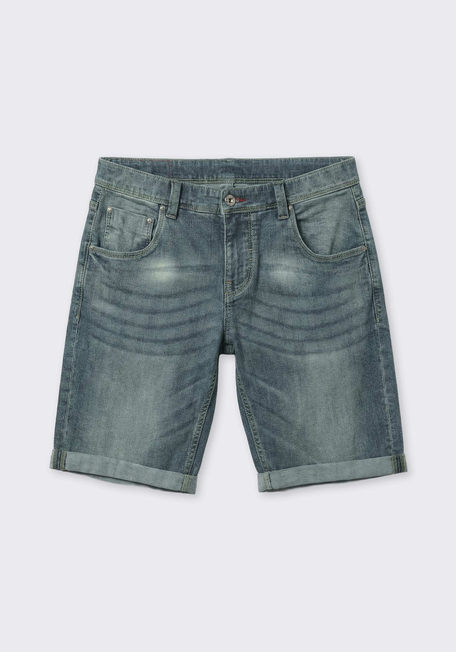 Bermuda di jeans slim fit|Colore:Jeans