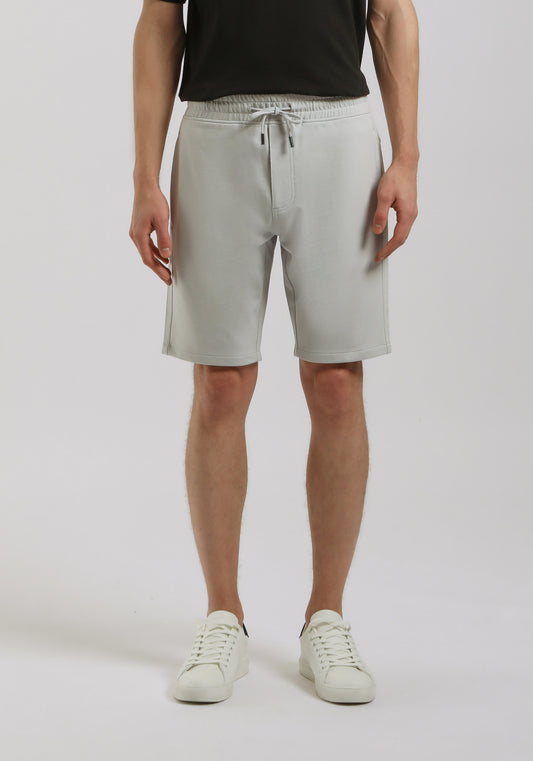 Bermuda in felpa|Colore:Grigio chiaro melange