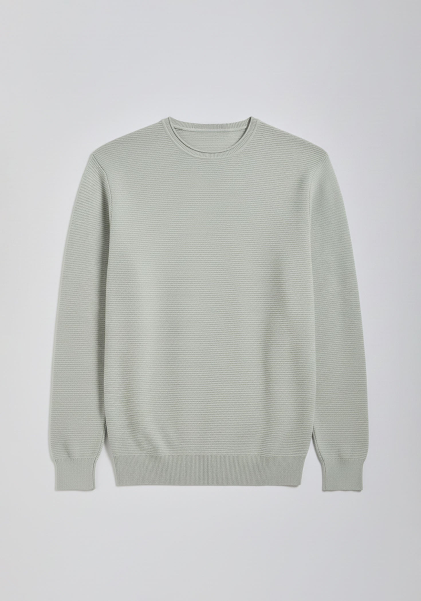 Maglia girocollo strutturato|Colore:Verde
