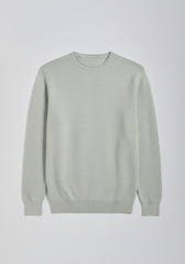 Maglia girocollo strutturato|Colore:Verde