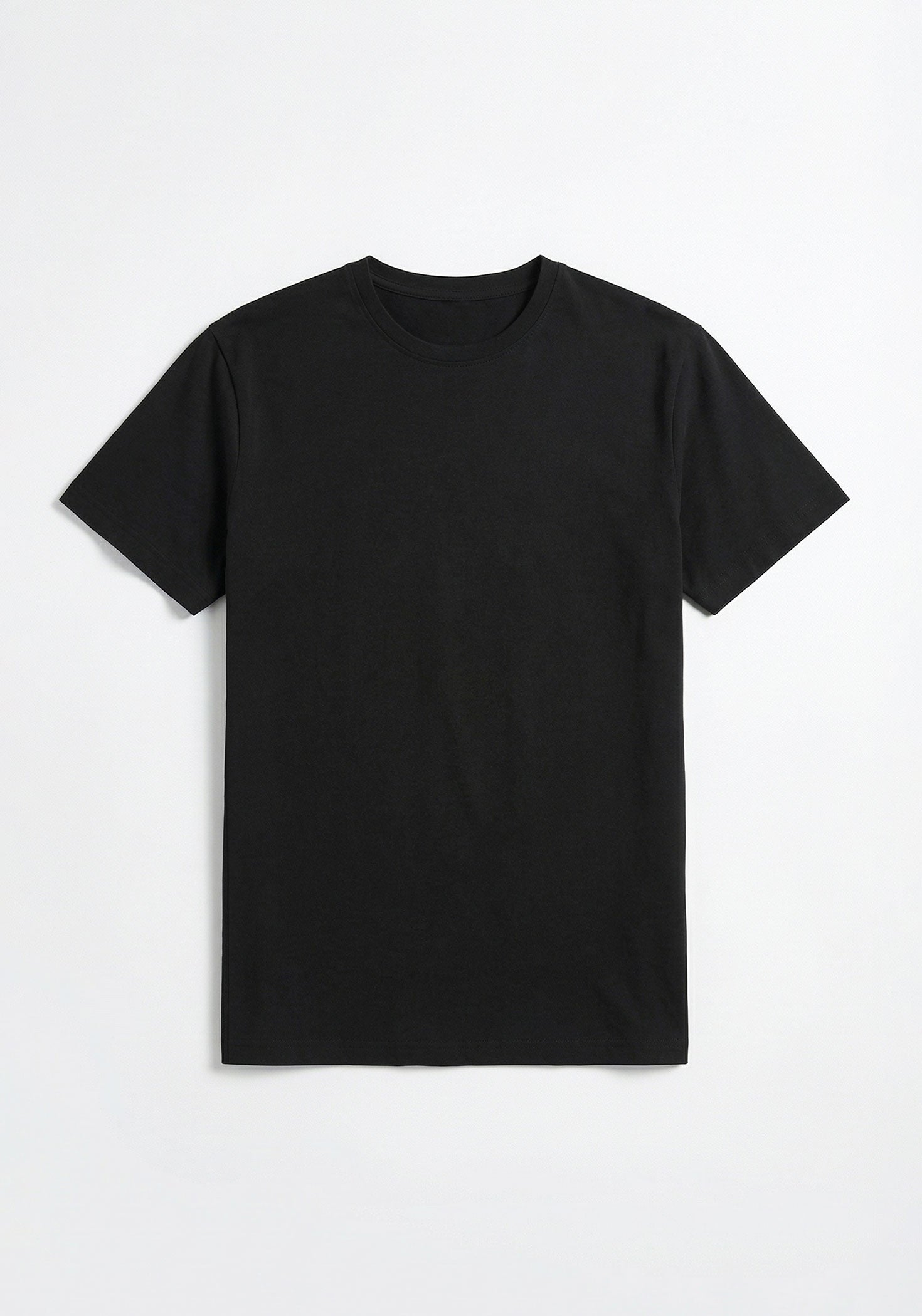 T-shirt basic 100% cotone|Colore:Nero