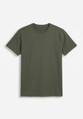 T-shirt basic 100% cotone|Colore:Verde bosco