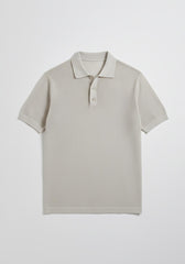 Polo in maglia forata|Colore:Beige melange