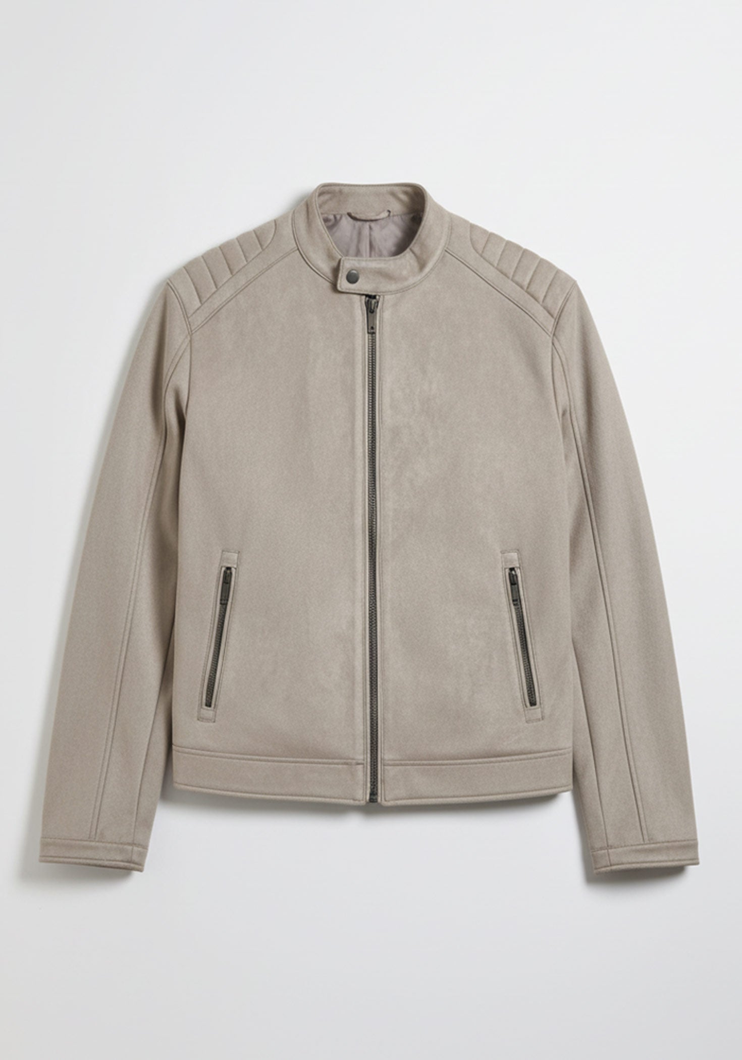 Giubbotto biker effetto camoscio|Colore:Sabbia