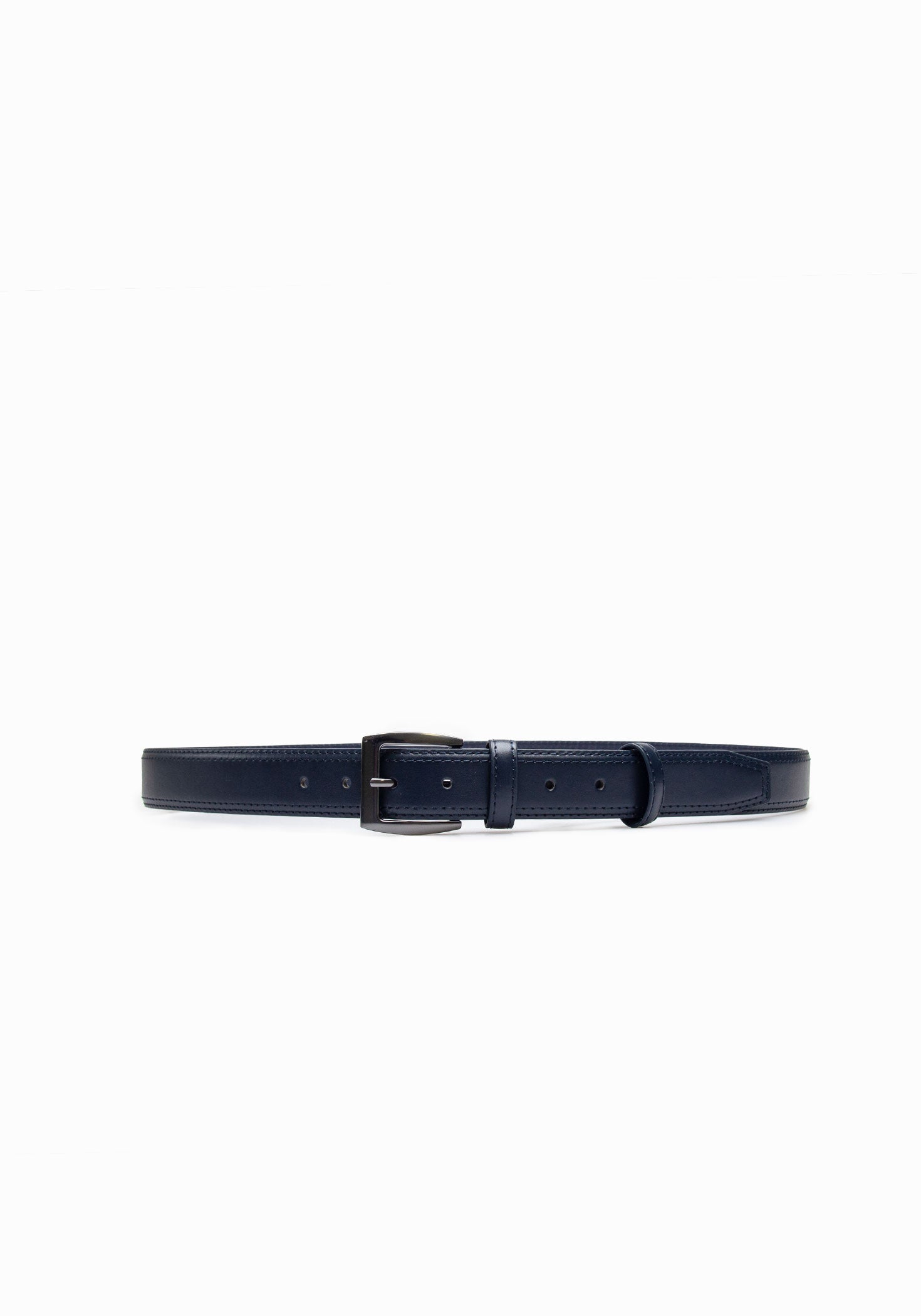 Cintura effetto pelle con doppia impuntura|Colore:Blue