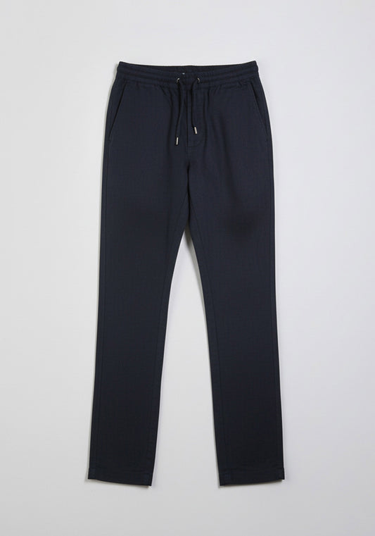 Pantaloni misto lino|Colore:Denim