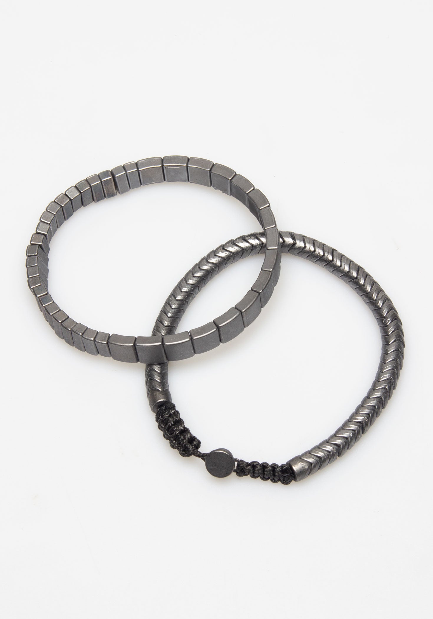 Set di bracciali a cubi|Colore:Grigio