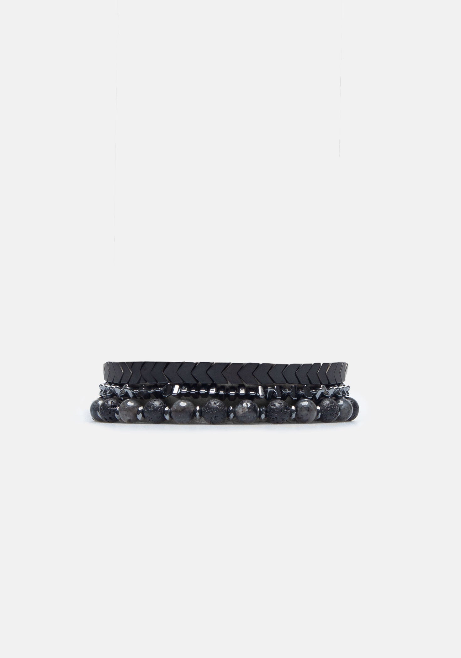 Set di bracciali misto|Colore:Nero