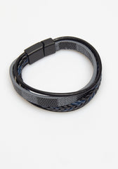 Bracciale effetto pelle|Colore:Blue