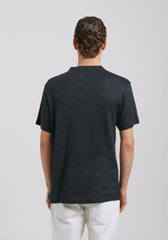 T-shirt con scollo a V|Colore:Avion