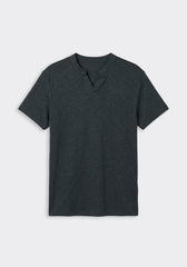 T-shirt con scollo a V|Colore:Avion