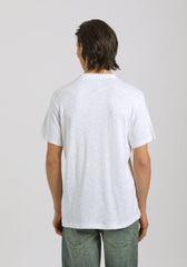 T-shirt con scollo a V|Colore:Bianco