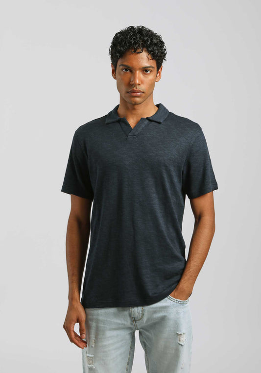 Polo effetto lino|Colore:Avion