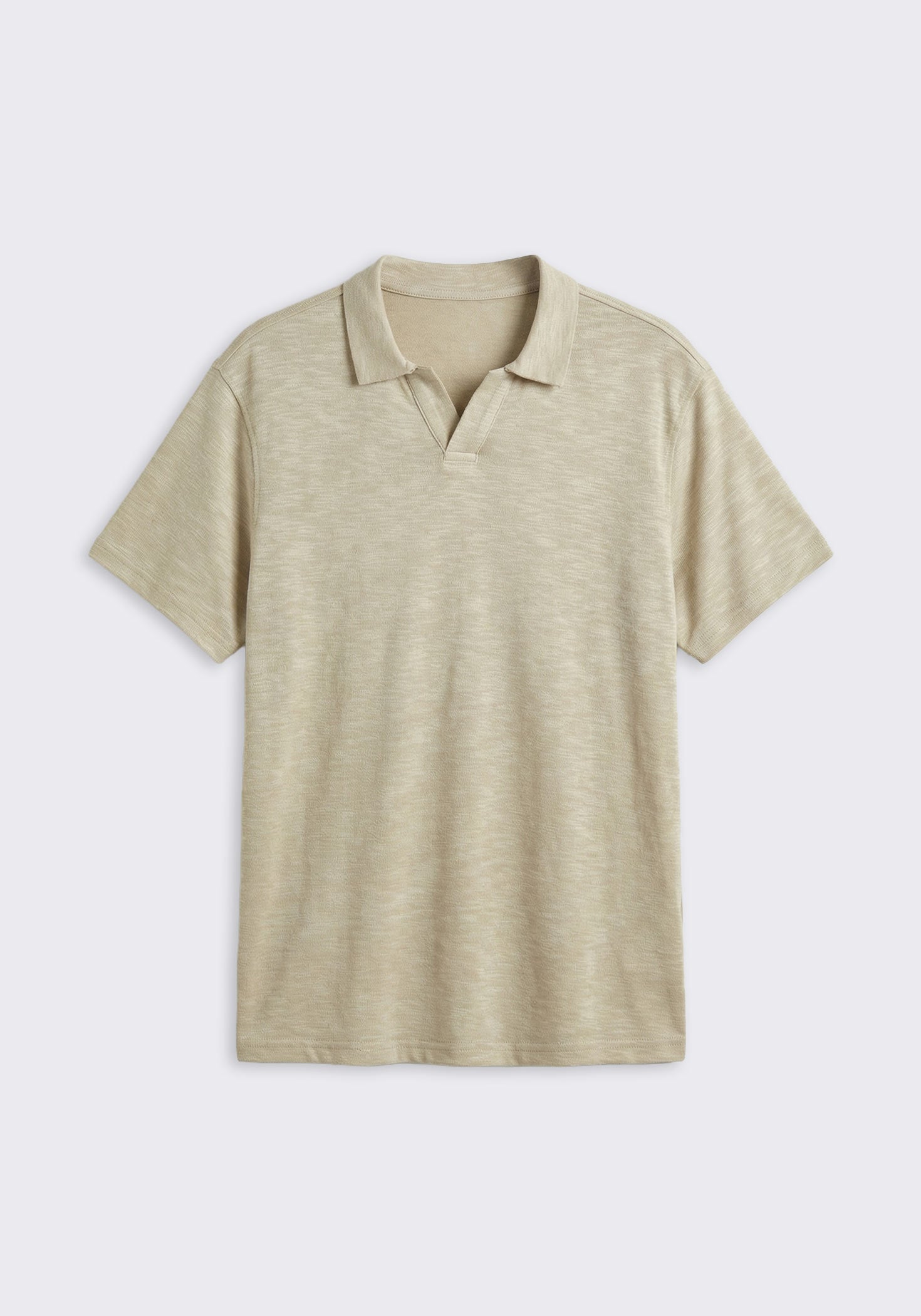 Polo effetto lino|Colore:Beige