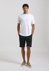 T-shirt effetto lino|Colore:Bianco
