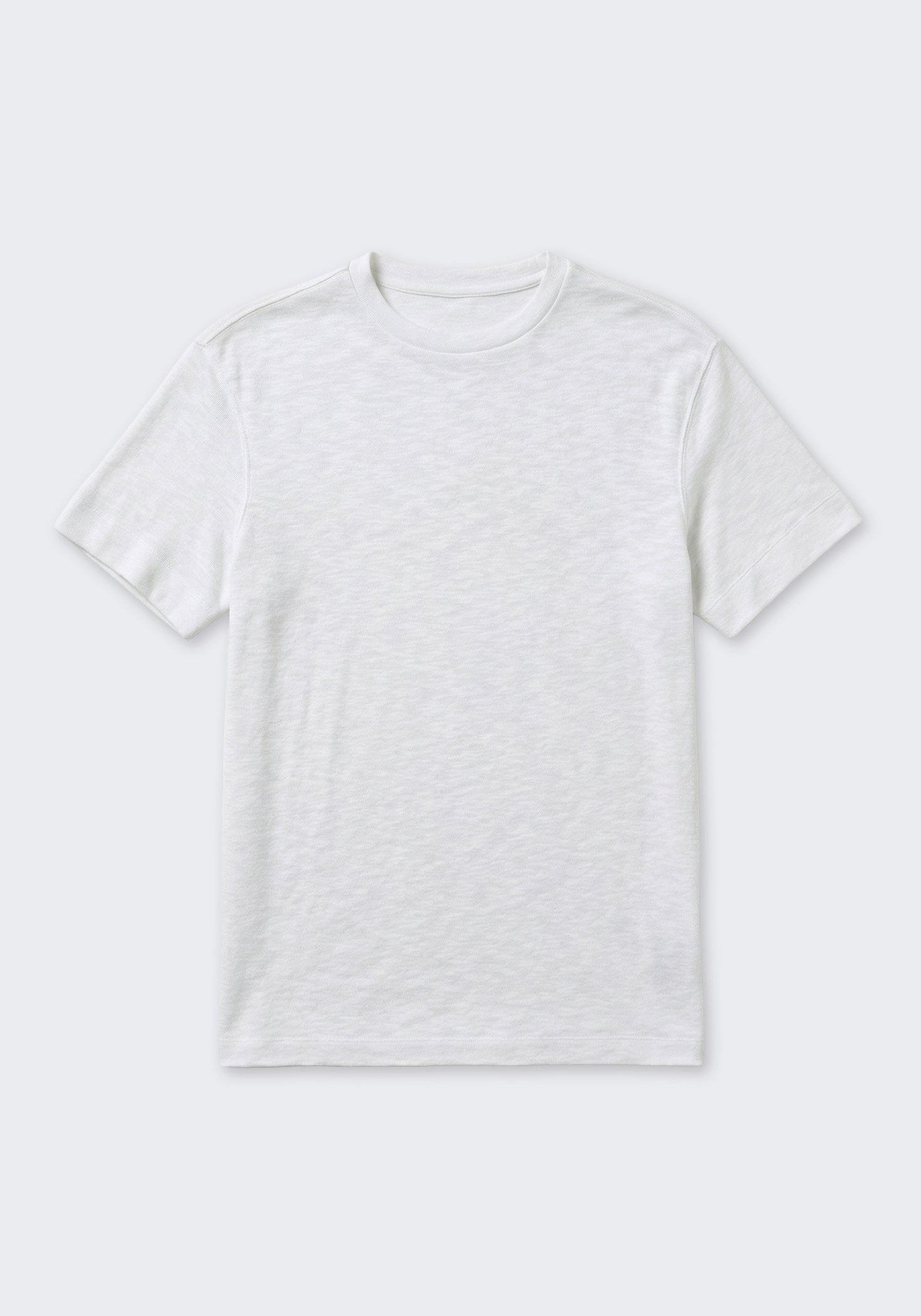 T-shirt effetto lino|Colore:Bianco