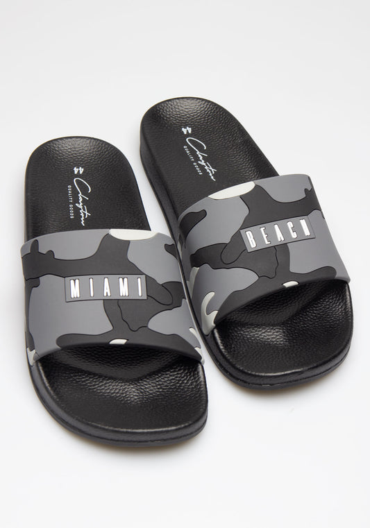 Ciabatta con stampa|Colore:Nero