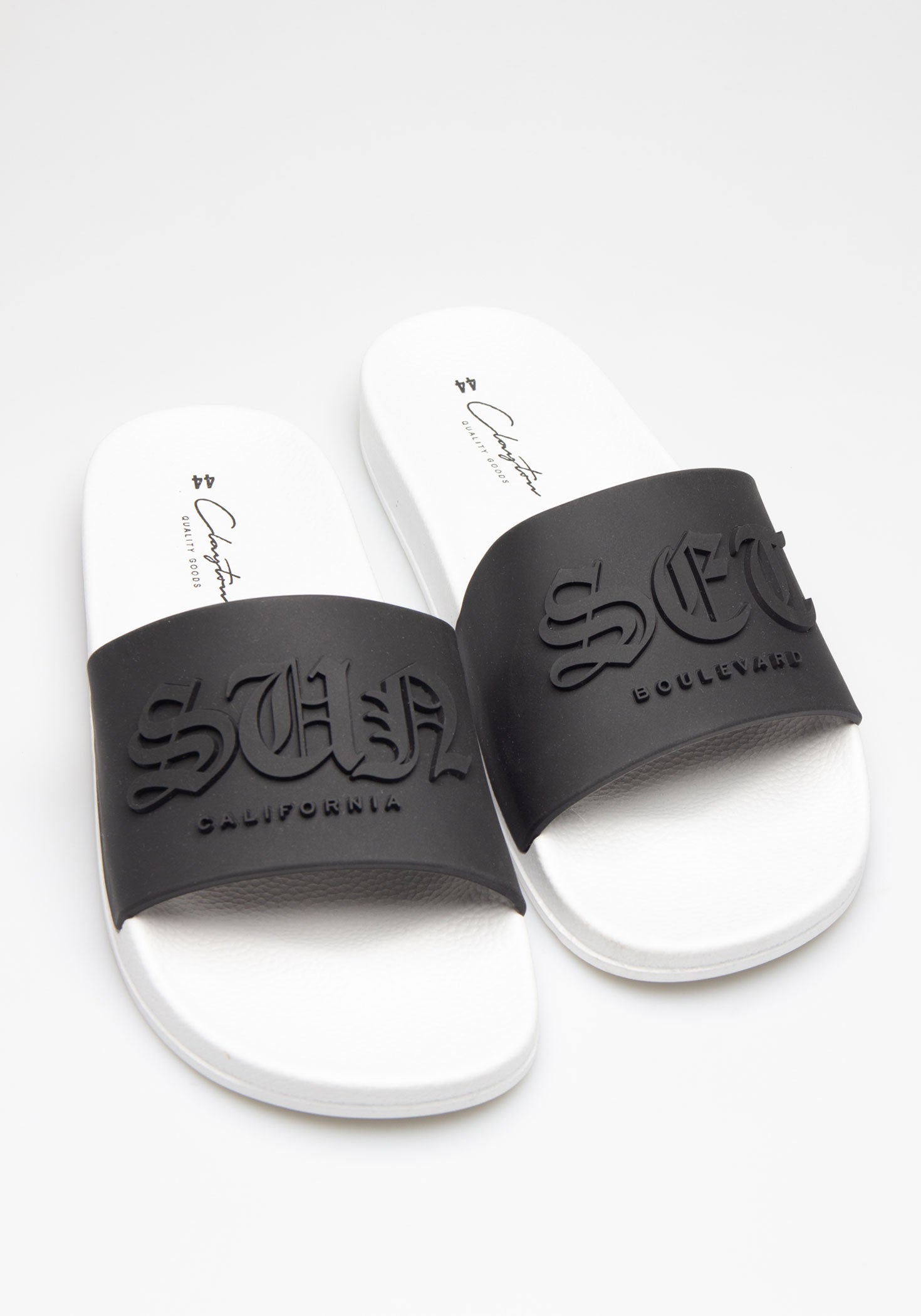 Ciabatta con stampa|Colore:Bianco
