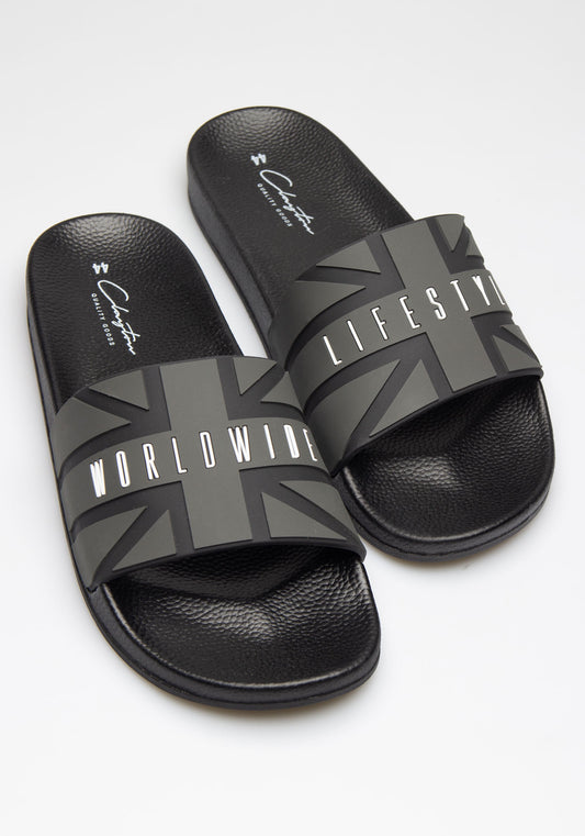 Ciabatta con stampa|Colore:Nero