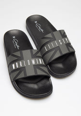 Ciabatta con stampa|Colore:Nero