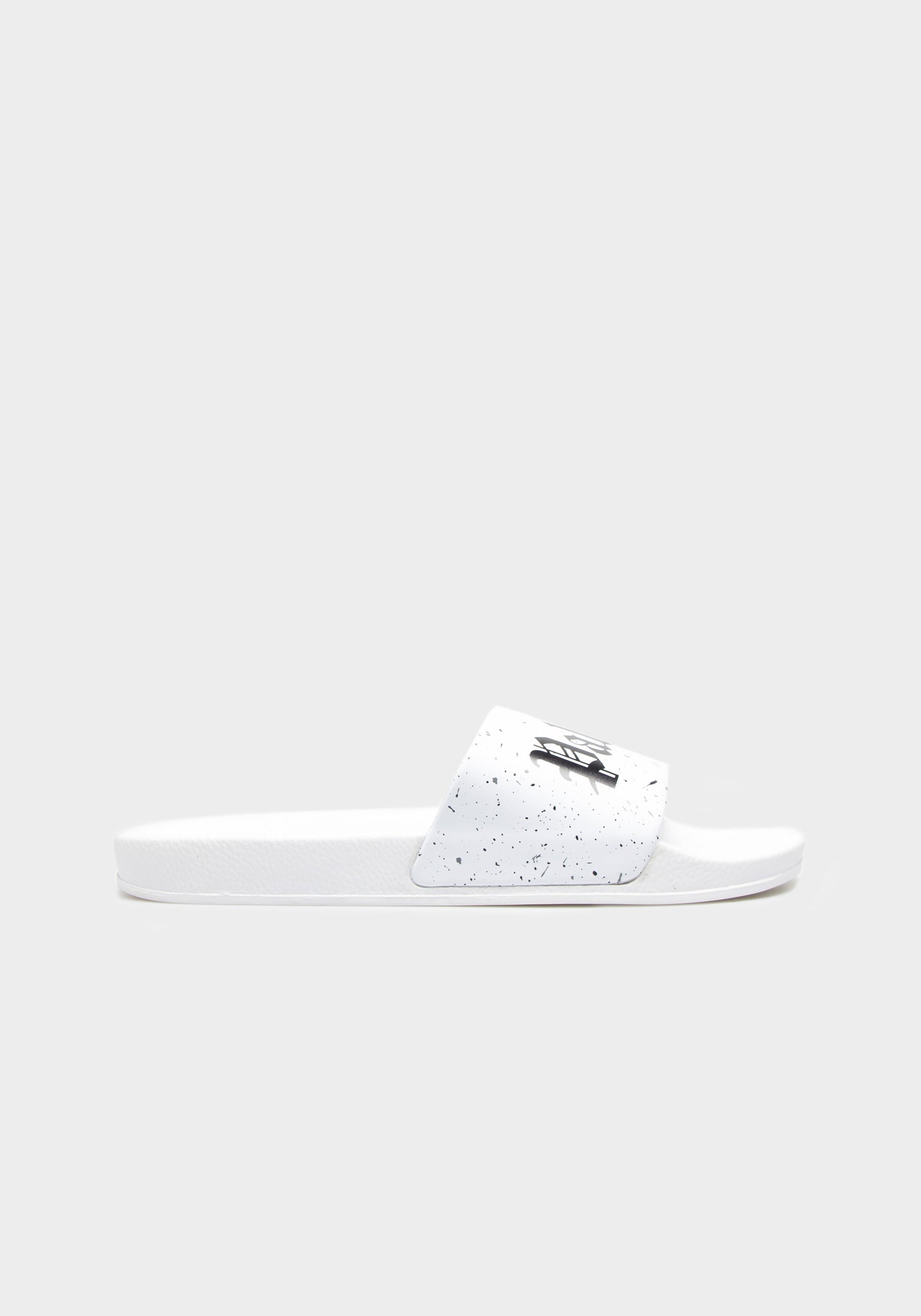 Ciabatta con stampa|Colore:Bianco