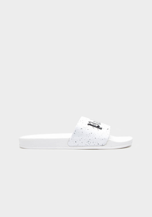 Ciabatta con stampa|Colore:Bianco