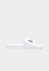 Ciabatta con stampa|Colore:Bianco