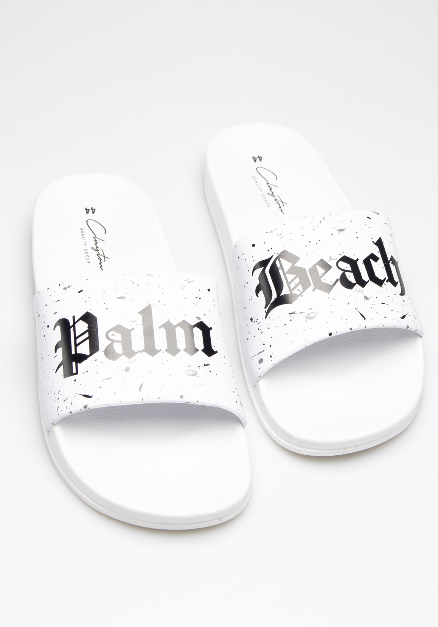 Ciabatta con stampa|Colore:Bianco