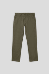 Pantaloni chino in cotone|Colore:Militare
