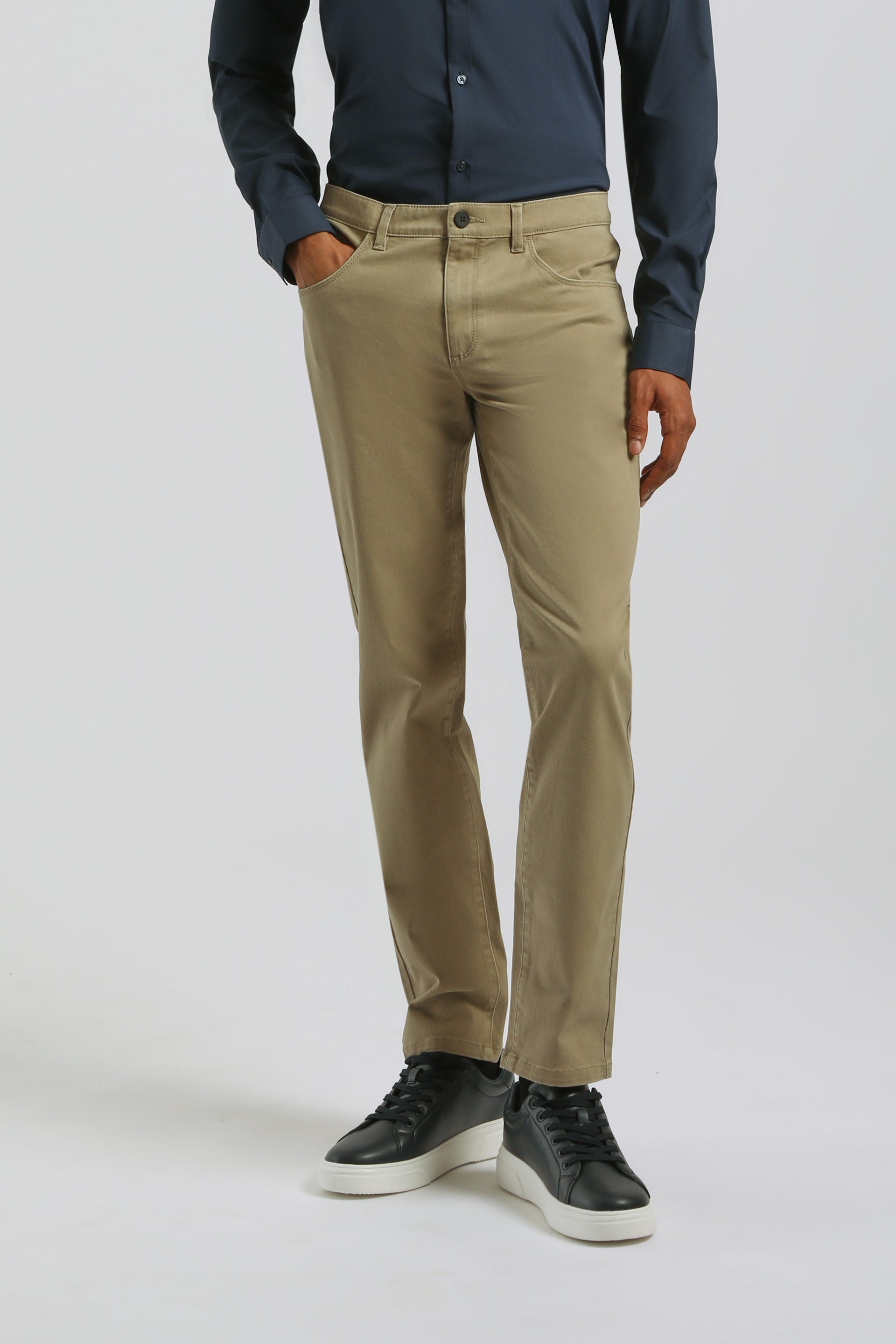 Pantaloni cinque tasche|Colore:Beige