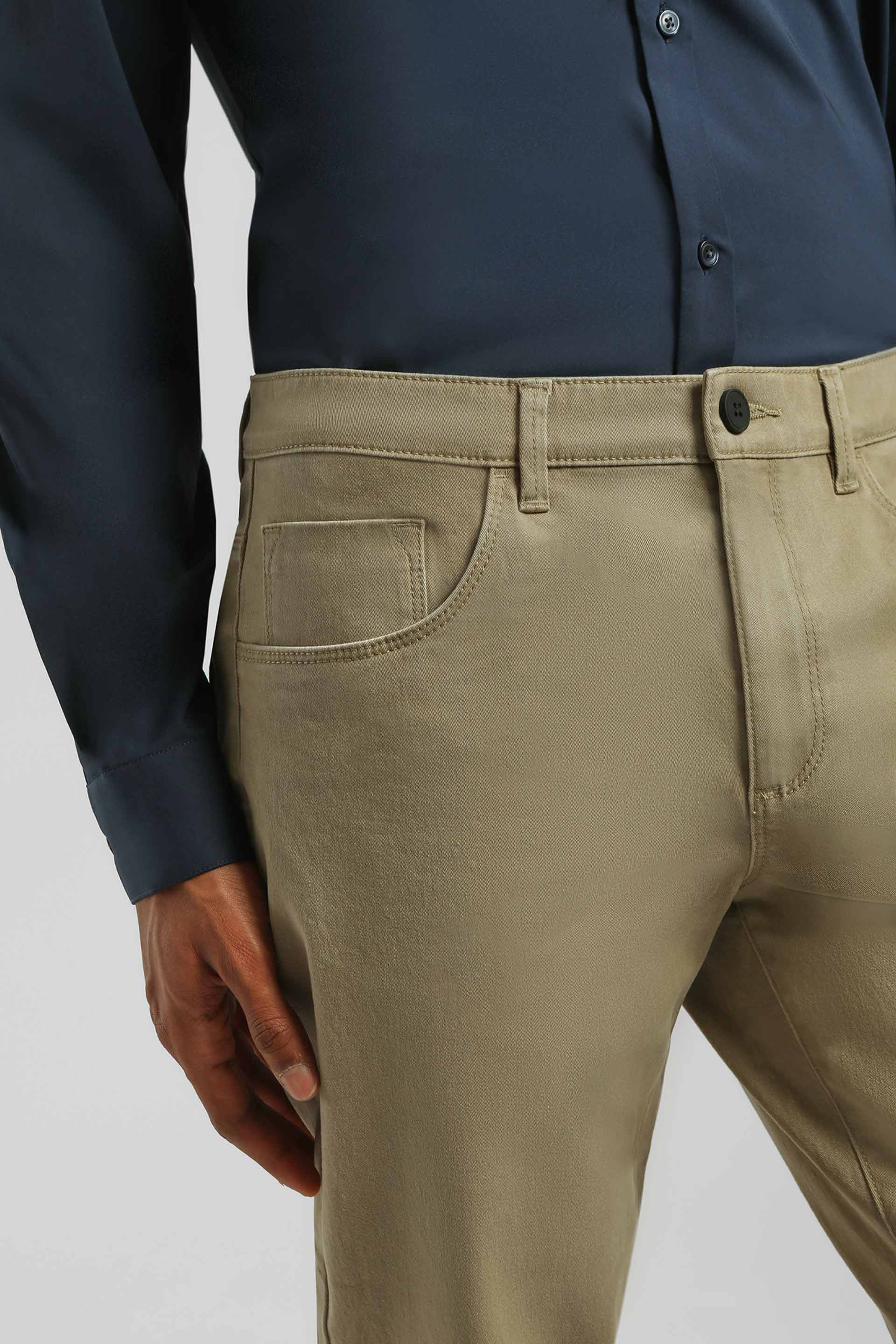 Pantaloni cinque tasche|Colore:Beige