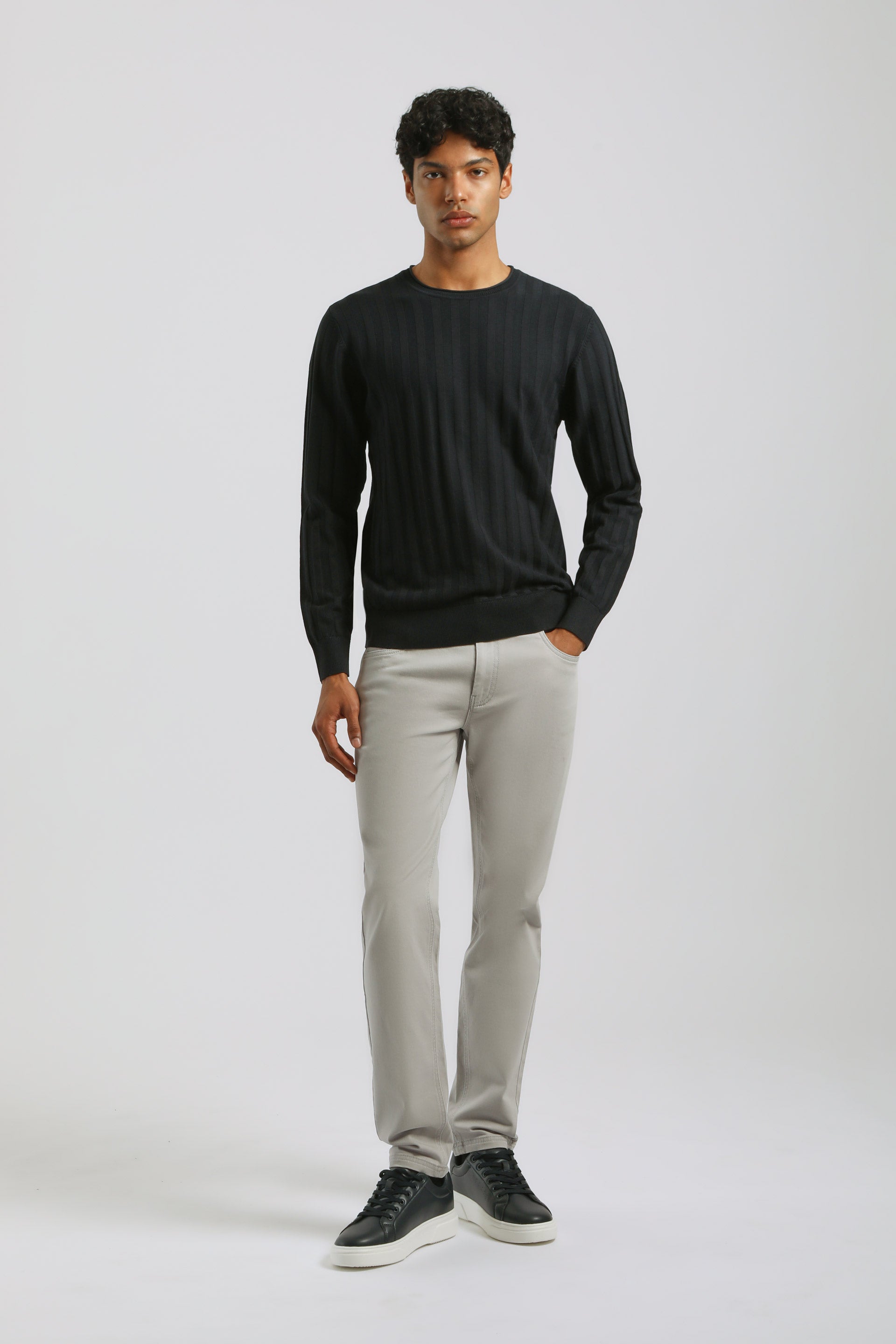 Pantaloni cinque tasche|Colore:Grigio perla