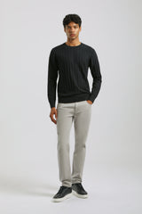 Pantaloni cinque tasche|Colore:Grigio perla