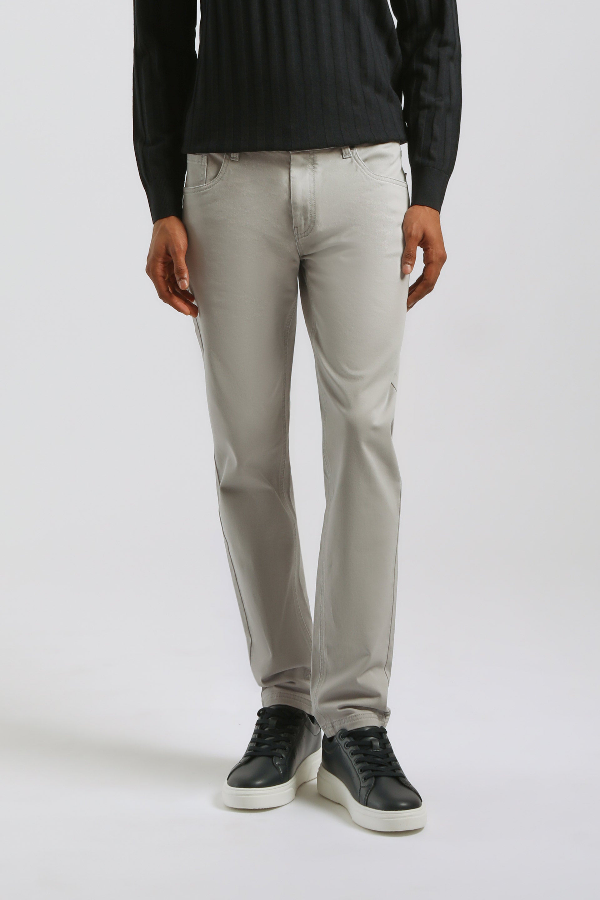 Pantaloni cinque tasche|Colore:Grigio perla