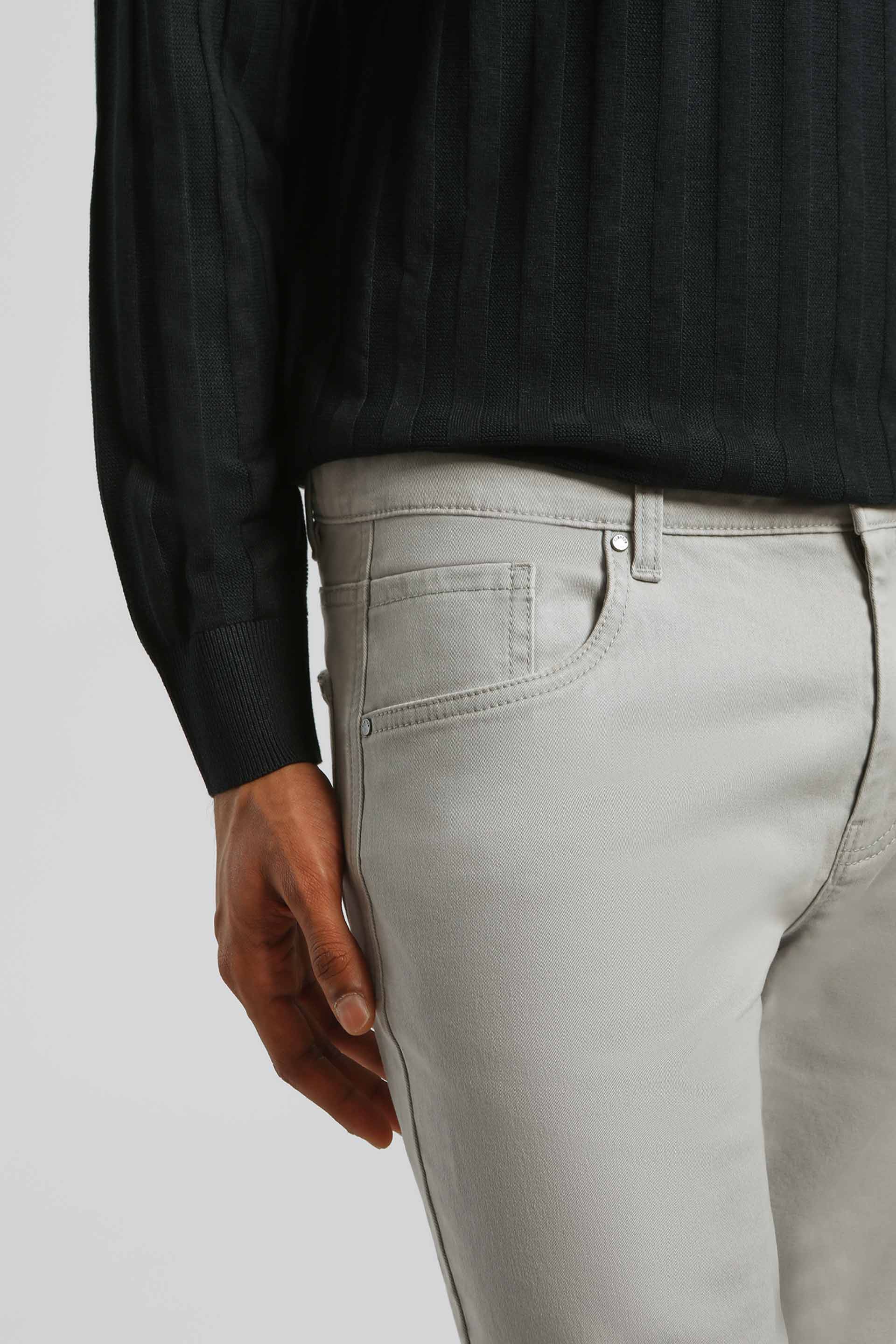 Pantaloni cinque tasche|Colore:Grigio perla