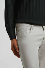 Pantaloni cinque tasche|Colore:Grigio perla