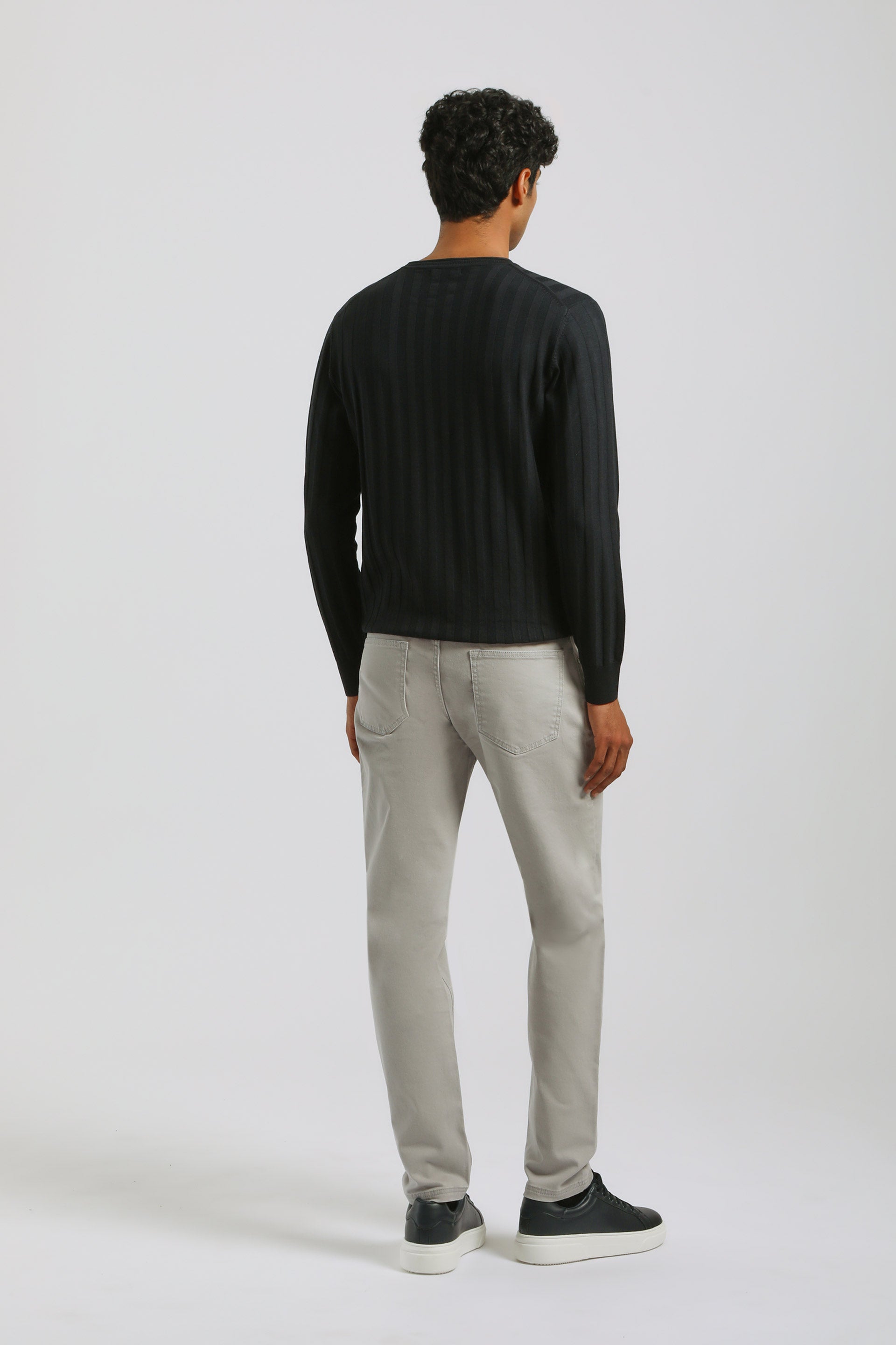 Pantaloni cinque tasche|Colore:Grigio perla