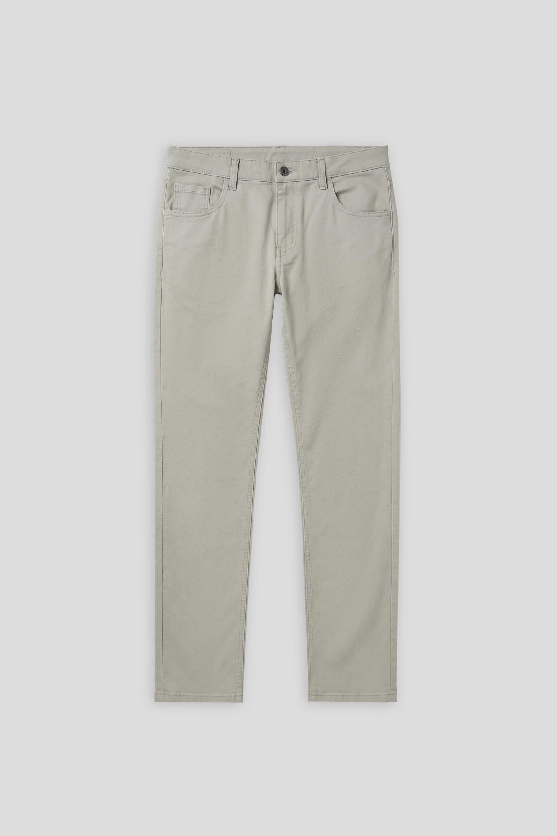 Pantaloni cinque tasche|Colore:Grigio perla