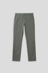 Pantaloni chino microfantasia|Colore:Grigio perla