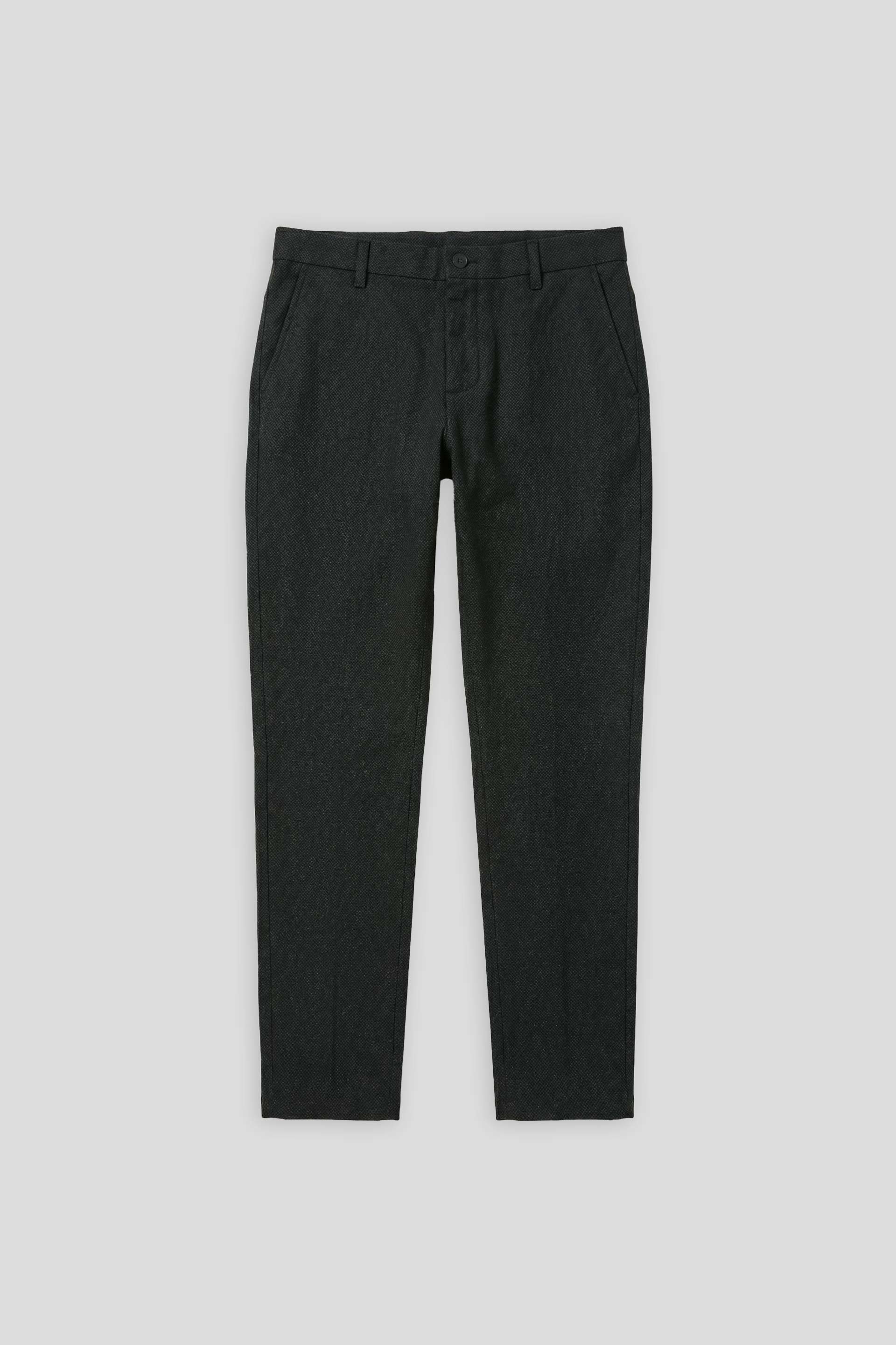Pantaloni chino microfantasia|Colore:Nero