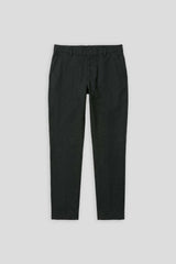 Pantaloni chino microfantasia|Colore:Nero