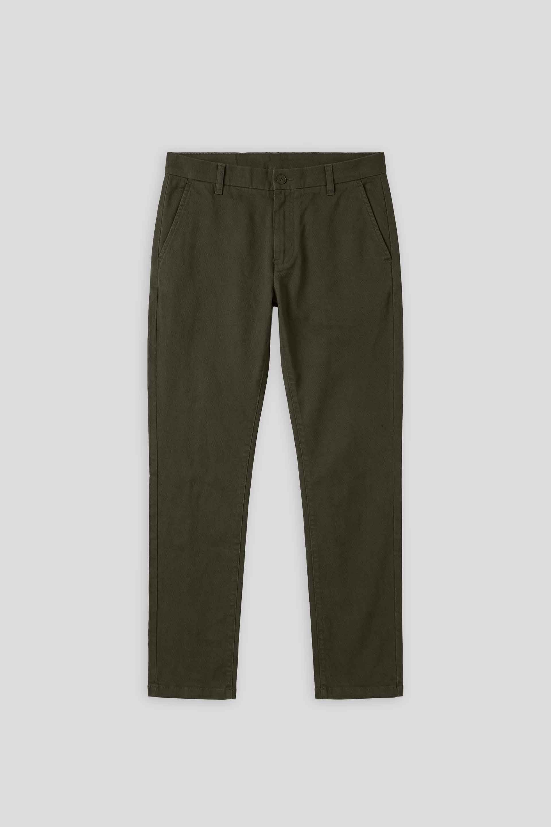 Pantaloni chino microfantasia|Colore:Salvia