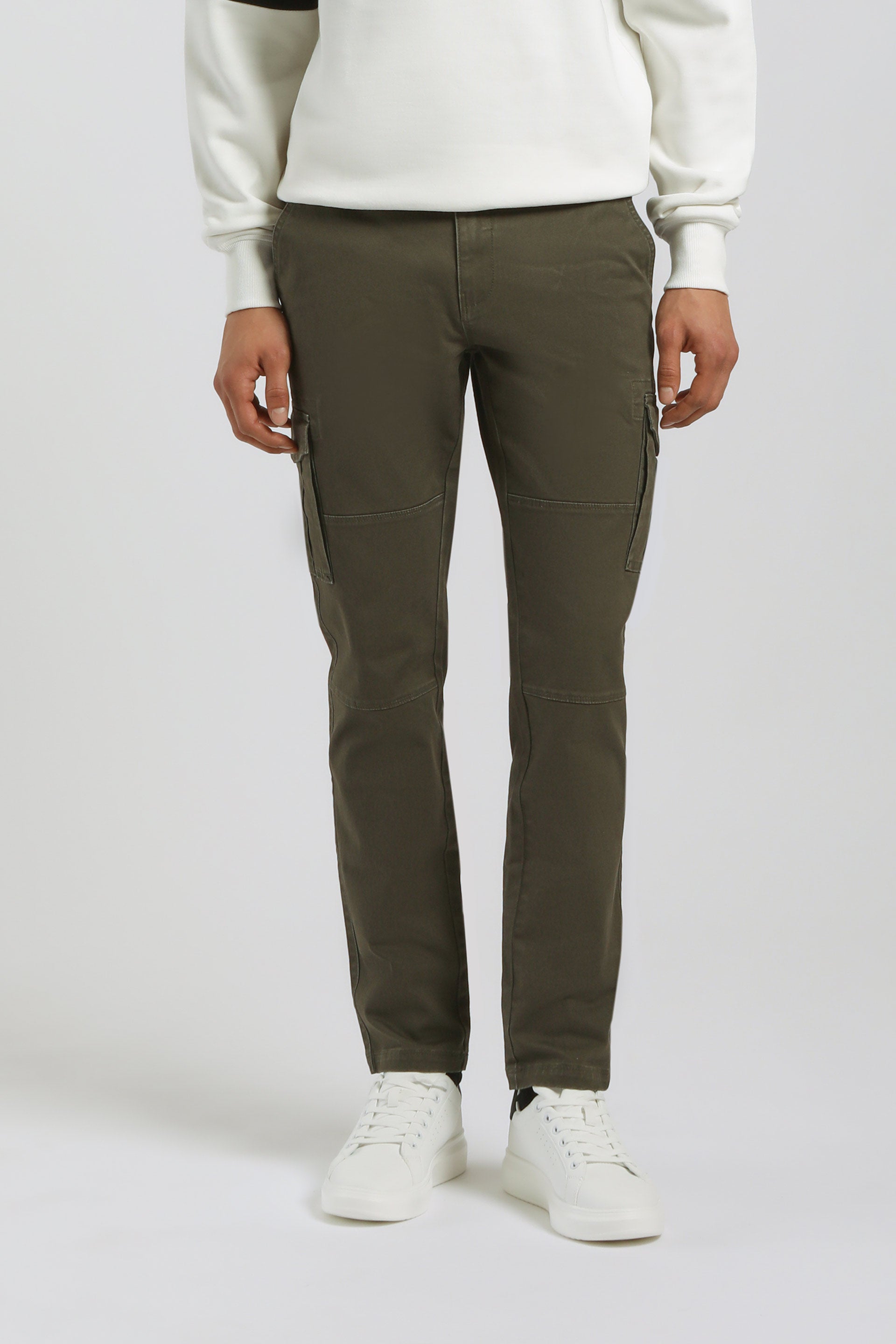 Pantaloni cargo|Colore:Verde scuro