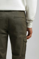 Pantaloni cargo|Colore:Verde scuro